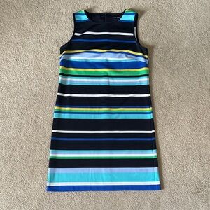 Maggy London Multicolor Striped Mini Dress